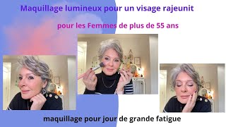 Rajeunir un visage fatigué par un maquillage lumineux même après 65 ans [upl. by Tamsky]