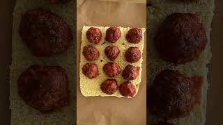 Garlic Bread Meatball Slider on Martin’s Sweet Dinner Rolls are an easy appetizer or weeknight meal [upl. by Nole]