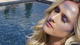 Brittany Layne Mermaid Halloween Makeup Tutorial [upl. by Aihtyc]