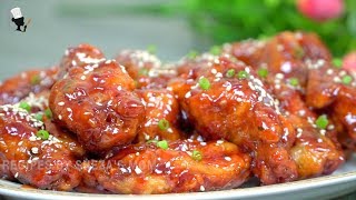 Chicken Honey Wings  Sweet and Spicy Chicken Wings  Crunchy Honey Chicken Wings [upl. by Adnertal614]