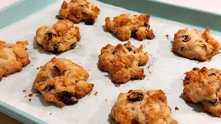 EASY amp CRISPY Cornflake Raisin Cookies Sweet Salty amp No Chill Time [upl. by Joyce]