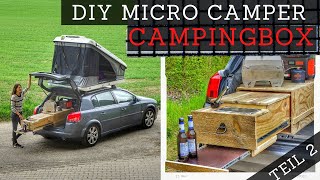 CampingBox im Micro Camper  Ausbau in 5 Tagen Teil 2 [upl. by Ruenhs916]