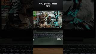 HP Omen Gaming Hub  Quiet vs Default vs Performance  Temperature  Fan Noise HP Victus shorts [upl. by Aitnahc]