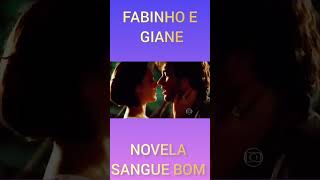 •• Fabinho e Giane se beijam •• Novela Sangue bom •• [upl. by Jo]