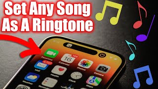 How to Set Any Song as iPhone Ringtone Free and No Computer [upl. by Marne819]