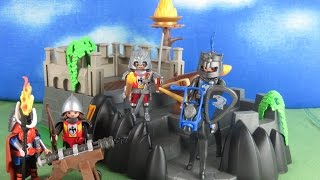 Playmobil Ritter deutsch Bastion Ritterburg der Knights aufbau amp Review [upl. by Rabassa805]