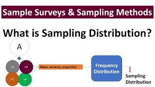 What is Sampling Distribution   Sample Surveys amp Sampling Methods  Statistics [upl. by Nednerb]