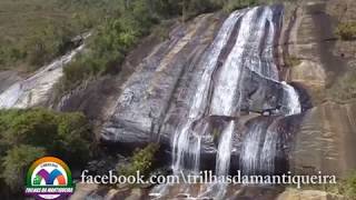 Cachoeira da Estiva  CarvalhosMG Imagens Aéreas [upl. by Odlopoel]