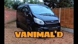 Taking the Campervan to Vanimal modification customised Stealthcamp [upl. by Nalaf]