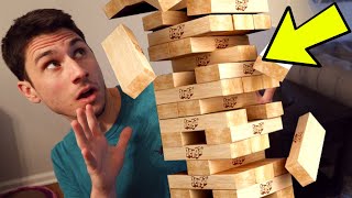 Worlds BIGGEST JENGA With My Friends [upl. by Anasxor]