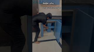 How to organise Under Sink Storage Area raba upvc rabainterior sink ideas latest design best [upl. by Haramat]