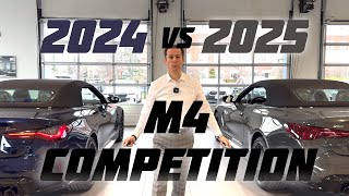 BMW M4 COMPETITION 2024 VS BMW M4 COMPETITION 2025 [upl. by Ennairrac]