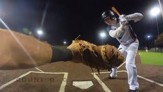 POV BASEBALL  CATCHER POV amp HITTING [upl. by Eelahc]