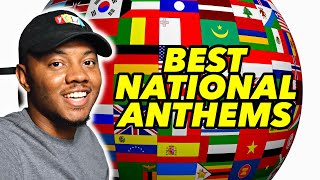 AMERICAN REACTS TO BEST NATIONAL ANTHEMS FROM AROUND THE WORLD [upl. by Irovi342]