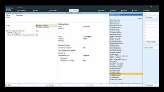 Purchase and Sales Entry in Tally Prime [upl. by Rehpotsirhcnhoj]