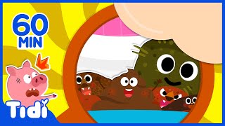 Best POO Song amp Comic Laughter Songs Compilation 60M 😁  Happy Nursery Rhymes for Kids amp Toddlers [upl. by Dove]