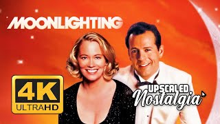 Moonlighting 1985 TV Series Opening Theme amp Closing Themes  Remastered 4K Ultra HD Upscale [upl. by Airotahs]