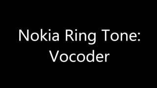 Nokia ringtone  Vocoder [upl. by Ayk933]