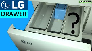 LG Washing Machine Detergent Drawer Symbols amp How to use Detergent amp Fabric Softener Compartments [upl. by Loella]