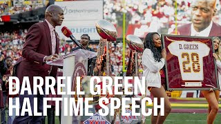 quotWe Cant Bring It Back Without YOUquot  Darrell Greens Halftime Speech From His Jersey Retirement [upl. by Initof]