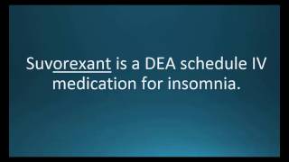 How to pronounce suvorexant Belsomra Memorizing Pharmacology Video Flashcard [upl. by Kcirret]