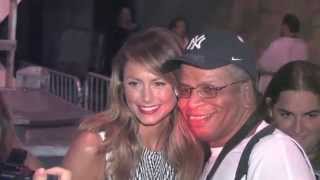 Stacy Keibler Attends Monique Lhuillier fashion show In NYC [upl. by Rabjohn524]