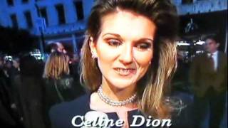 Celine Dion Interview  Titanic Premiere 1997 [upl. by Anirak]