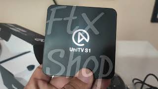 Receptor UniTV S1 4K Ultra HD WiFi Iptv Android [upl. by Ydnarb]