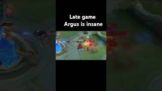 Late game argus is insane mobilelegends youtubeshorts mlbb shorts [upl. by Chyou]