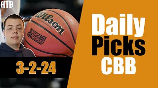 CBB Picks 3224  College Basketball Predictions and Betting Preview [upl. by Gainer803]