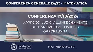 Prof Andrea Maffia  17102024  Conferenza generale 2425  Area Matematica [upl. by Aihseym772]