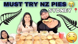 Australians try New Zealand Kiwi Pies [upl. by Limay371]