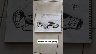 Mercedes Benz silver lightning drawing mercedes [upl. by Travers]