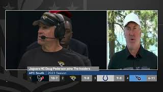 Jacksonville Jaguars head coach Doug Pederson joins The Insiders for exclusive interview on July10 [upl. by Reniar]