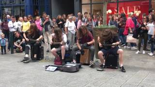 The Scratch busking on Grafton Street in Dublin 150717 AMAZING [upl. by Saw437]