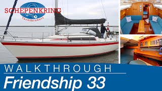 Friendship 33 for sale  Yacht Walkthrough   Schepenkring Lelystad  4K [upl. by Annahoj989]