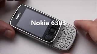 NOKIA 6303  DZWONKI  RINGTONES  Komórkowe zabytki 93 [upl. by Onil]