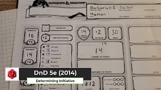 DnD 5e 2014  Determining Initiative [upl. by Helbonna]