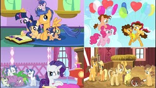 MLP families Mane 6 Tribute [upl. by Tnomed]