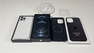 iPhone 12 Pro Max Unboxing Silver [upl. by Penney]