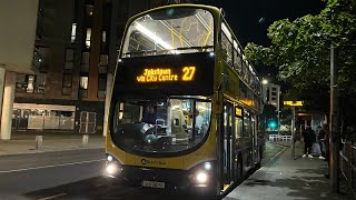 Dublin Bus  Volvo B9TL Wright Eclipse Gemini 2  GT15 12D36070  Route 27 [upl. by Airam]