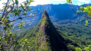 Three Peaks Hike Olomana Trail  Kailua Oahu [upl. by Niryt]