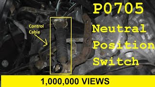 How To Test and Replace the Neutral Safety Swtich  Inhibitor Switch P0705 [upl. by Yenahteb]