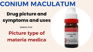 Conium maculatum Homoeopathic Medicine Symptoms and uses [upl. by Cand]