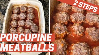 Porcupine Meatballs Recipe [upl. by Schear]