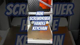 Mini Screwdriver Handle Keychain🔐🔑3dprinting 3ddruck bambulab diy viralshorts [upl. by Balch]