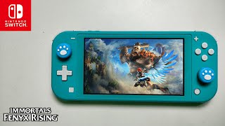 Immortals Fenyx Rising Nintendo Switch Lite Gameplay [upl. by Ahsirk767]