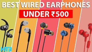 Top 5 Best Wired Earphones Under 500 in 2024 🔊 Best Earphones Under 500 in India 2024 [upl. by Enirhtak]