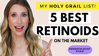 My Holy Grail Retinoids List  Dermatologist Picks [upl. by Yntrok]