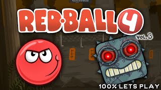 Red Ball 4 vol 3  100 Lets Play [upl. by Atilehs]